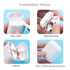 Miếng Dán Kim Loại Chống Bám Bẩn cho AirPods Pro 1 2 - Bảo Vệ Chống Bụi, Trầy Xước - Phụ Kiện Hoàn Hảo cho Tai Nghe AirPods