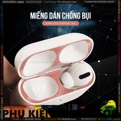 Miếng Dán Kim Loại Chống Bám Bẩn cho AirPods Pro 1 2 - Bảo Vệ Chống Bụi, Trầy Xước - Phụ Kiện Hoàn Hảo cho Tai Nghe AirPods