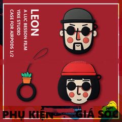 Vỏ Bọc Airpods 1 2 Silicon Dẻo - Thiết Kế Phim Leon Chống Va Đập, Phụ Kiện Thời Trang Tai Nghe AirPods Tinh Tế