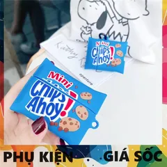 Vỏ Bọc Silicon Kẹo Mini Chips Ahoy Cho Airpods 1 2 PRO - Phụ Kiện Tai Nghe Độc Đáo, Hàng Chính Hãng