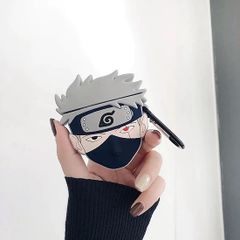 Vỏ Bọc Airpods 1 2 Silicon Dẻo Hình Naruto Kakashi - Phụ Kiện Tai Nghe AirPods Chất Lượng Cao, Bảo Vệ Hoàn Hảo