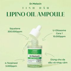 Serum Mụn Lipino Dr. Melaxin 30ml - Giải Pháp Công Nghệ Anti-Fatty Acid Oil Cho Da Dầu Mụn, Ngăn Ngừa Mụn Hiệu Quả
