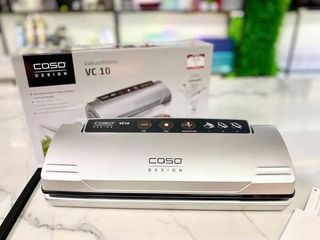 Máy Hút Chân Không Caso VC 10 Plus - Thiết Bị Bảo Quản Thực Phẩm Hiện Đại, Chất Liệu Thép Không Gỉ, 110W, Tặng Kèm 10 Túi Thực Phẩm