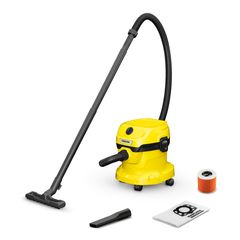 Máy Hút Bụi Karcher WD 2 Plus V - Hút Khô & Ướt, Công Suất 1000W, Dung Tích 12L, Chức Năng Thổi, Thiết Kế Nhỏ Gọn, Tiện Lợi Cho Gia Đình