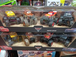 Bộ 4 Xe Ô Tô Địa Hình McQueen 95 - Chất Liệu Hợp Kim, Chạy Bằng Đà Cho Trẻ Em - Đồ Chơi Phát Triển Sáng Tạo, Điều Khiển Dễ Dàng