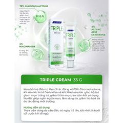 Kem Dưỡng Ẩm Triple Cream  ACNE Rx Hỗ Trợ Ngăn Ngừa Mụn, Sáng Da, Mờ Thâm Mụn - 35g