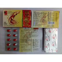 Nhân Sâm Hồi Xuân Tái Tạo Hoàn Hỗ Trợ Sức Khỏe Xương Khớp - Giảm Đau Nhức, Tê Mỏi Tay Chân (Hộp 20 Viên)