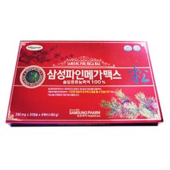 Tinh Dầu Thông Đỏ Hàn Quốc Samsung Pine Mega Max 120 Viên - Giúp Sáng Da, Chống Viêm, Giảm Mỡ Máu