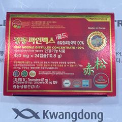 Tinh Dầu Thông Đỏ Kwangdong Hàn Quốc - Hỗ Trợ Giảm Mỡ Máu, Cholesterol, Chống Đau Nửa Đầu - Hộp 120 Viên Sản Phẩm Sức Khỏe