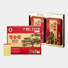 Tinh Dầu Thông Đỏ CheongSongWon Gold Hàn Quốc - Hỗ Trợ Giảm Mỡ Máu, Cholesterol, Giảm Đau Nửa Đầu - Hộp 180 Viên