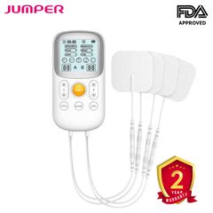 Máy massage TENS Jumper JPD-ES200 - Thiết bị trị liệu di động với 5 chế độ massage và 6 vùng điều trị, hiệu quả, tiện lợi.