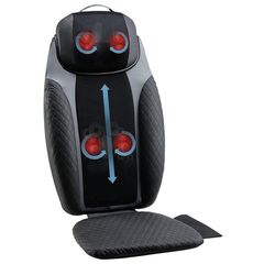 Đệm Ghế Massage Shiatsu Đa Năng 2in1 HoMedics MCS-950 - Tháo Rời Gối Massage Cổ Vai Gáy, Chức Năng Nóng và Rung