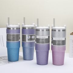 Ly Giữ Nhiệt Kim Tuyến 890ml Inox 304 - Bình Giữ Nhiệt Thái Lan An Toàn, Thiết Kế Độc Đáo, Phù Hợp Mọi Lứa Tuổi