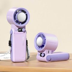 Quạt Tích Điện Cầm Tay Tubor JF168 - 200 Cấp Độ, Dung Lượng 6000Mah, Thiết Kế Đa Năng và Hiệu Suất Vượt Trội, Mát Lạnh Nhanh Chóng