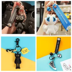 Móc Khóa Cute Silicon TOP 9 Chất Lượng Cao - Phụ Kiện Dễ Thương Kèm Vỏ Case Airpod 1 2 Thời Trang