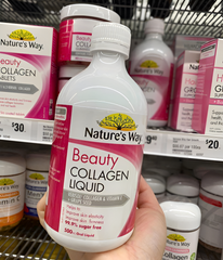 Collagen Nước Nature's Way Beauty Collagen Liquid 500ml - Duy Trì Vẻ Đẹp, Giảm Nếp Nhăn, Tăng Độ Đàn Hồi Da, Hương Vị Táo Xanh