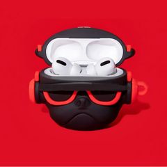 Vỏ Bọc Silicone AirPods 1 2 Chó Bull Hiphop Đỏ - Phụ Kiện Tai Nghe Độc Đáo & Thời Trang