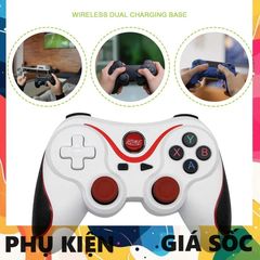 Tay Cầm Chơi Game Bluetooth Terios X3 Trắng - Chơi Game Di Động, PC, Laptop, Không Dây, Hỗ Trợ Android, iOS, Windows