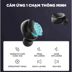 Tai Nghe Bluetooth 5.3 F9 Pro - Âm Thanh HIFI, Chống Nước IPX7, Cảm Ứng 1 Chạm, Pin Dài, Sạc Type C - Âm Thanh Chất Lượng Cao
