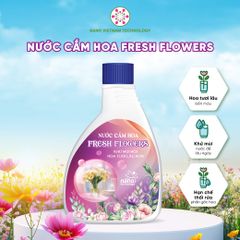 Nước Cắm Hoa Fresh Nano Đồng - Giữ Hoa Tươi Lâu, Không Mùi Hôi, Dưỡng Hoa Bền Màu, An Toàn Cho Trẻ Em, Eco-Friendly 430ml