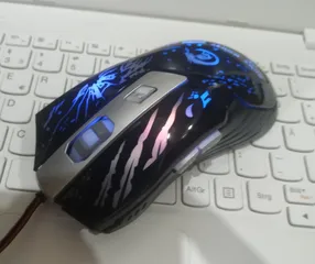 Chuột Chơi Game Có Dây A905 LED RGB - Độ Nhạy 2400 DPI, Thiết Kế Ergonomics, Chất Liệu Bền Bỉ Cho Máy Tính Laptop