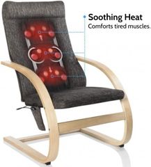 Ghế Massage Shiatsu 3D Cao Cấp HoMedics MCS-1200H - Thiết Bị Massage Thư Giãn Với Nhiệt, Điều Khiển Dễ Sử Dụng, Phù Hợp Mọi Không Gian