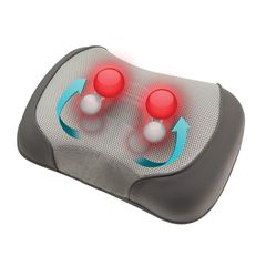 Gối Massage Shiatsu 3D HoMedics với Chức Năng Nhiệt và Rung - Thiết Bị Thư Giãn Cổ, Lưng, Vai Hiệu Quả, Di Động, Đơn Giản Sử Dụng