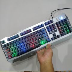 Combo Bàn Phím và Chuột Gaming EWEADN K005 - Chống Nước LED RGB 7 Màu, Thiết Kế Giả Cơ, Phụ Kiện Hoàn Hảo cho Gamer