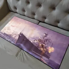 Miếng Lót Chuột Chống Nước Battleship 15 - Pad Chuột Lớn 90x40cm Dày 3mm cho Game Thủ, Cao Su Chống Trượt, Thiết Kế Hình Ảnh Đẹp Mắt