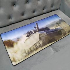 Miếng Lót Chuột Lớn XE TĂNG A50 Chống Nước 90x40cm - Bàn Di Chuột Cao Su Dày Dặn, Tăng Cường Chính Xác Cho Game Thủ