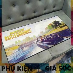 Tấm Lót Bàn Làm Việc PUBG 53 - Miếng Lót Chuột Cao Su Chống Nước, Chống Trầy Kích Cỡ Lớn 90x40cm, Di Chuột Ổn Định