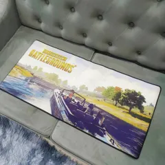 Tấm Lót Bàn Làm Việc PUBG 53 - Miếng Lót Chuột Cao Su Chống Nước, Chống Trầy Kích Cỡ Lớn 90x40cm, Di Chuột Ổn Định