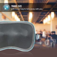Gối Massage Shiatsu 3D Cao Cấp Công Nghệ Gel - Pin Sạc HoMedics GST-550HRC-EU Cho Cảm Giác Massage Thư Giãn Tối Ưu
