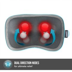 Gối Massage Shiatsu 3D Cao Cấp Công Nghệ Gel - Pin Sạc HoMedics GST-550HRC-EU Cho Cảm Giác Massage Thư Giãn Tối Ưu