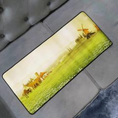 Tấm Lót Chuột Gaming Đồng Hoa Cối Xay Gió 70x30cm - Bề Mặt Nhẵn, Dày 3mm, Chống Trượt, Tối Ưu Hóa Điều Khiển Chuột