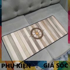 Tấm Lót Bàn Làm Việc Chống Trượt A27 Bánh Lái Tàu Thủy 70x30cm - Phụ Kiện Gaming Cao Su Dày 3mm, Di Chuột Chính Xác