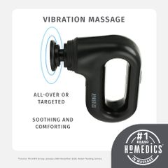 Súng Massage Cầm Tay HoMedics HHP-120 - Thiết Kế Nhỏ Gọn, 3 Đầu Massage, Giúp Thư Giãn Cơ Thể Mọi Lúc Mọi Nơi