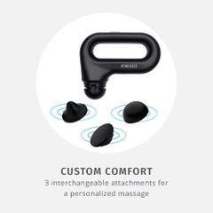 Súng Massage Cầm Tay HoMedics HHP-120 - Thiết Kế Nhỏ Gọn, 3 Đầu Massage, Giúp Thư Giãn Cơ Thể Mọi Lúc Mọi Nơi