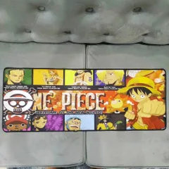 Tấm Lót Bàn Di Chuột One Piece 42 - Kích Cỡ Lớn 80x30cm, Dày 3mm, Cao Su Chống Trượt, Phụ Kiện Game Thủ