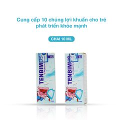 Tenbimus Men vi sinh 10 chủng châu Âu hỗ trợ cân bằng hệ tiêu hóa cho bé