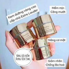 Kem Dưỡng Trẻ Hóa Da Estee Lauder Re-Nutriv Ultimate Lift 15ml Full Box - Giải Pháp Tái Tạo Da Săn Chắc, Sáng Mịn và Rạng Rỡ