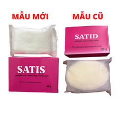 Xà Phòng SATID Satis 80g - Xà Phòng Y Khoa Chống Mụn, Giảm Nhờn Da, Thành Phần Sulfur 10% & Salicylic Acid 2%