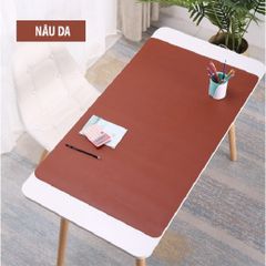Tấm Lót Bàn Làm Việc Bằng Da 100 x 50 cm - Miếng Lót Chuột Cao Su Trơn, Bền Bỉ, Thích Hợp Cho Game Thủ và Làm Việc