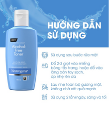 Nước Hoa Hồng Neutrogena Không Chứa Cồn 150ml Alcohol Free Toner 9/2026