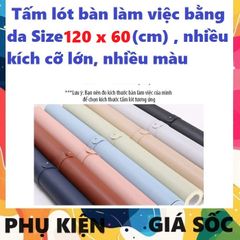 Tấm Lót Bàn Làm Việc Da PU 120x60cm - Chống Bám Bẩn, Chống Trượt, Phụ Kiện Gaming Thời Trang