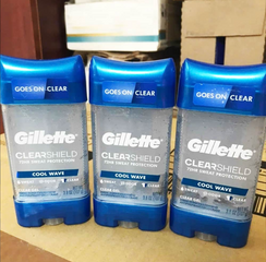 Lăn khử mùi cho nam Gillette Clear Gel Cool Wave 107g