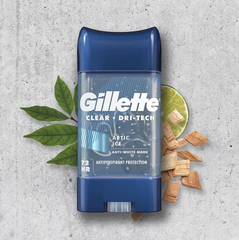 Lăn khử mùi cho nam Gillette Clear Gel Cool Wave 107g