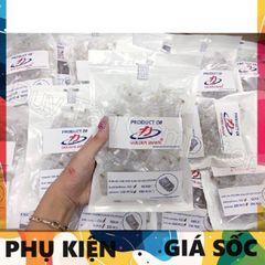 Combo 100 Hạt Mạng RJ45 Golden Japan - Chân Đồng Chất Lượng Cao Để Bấm Dây Mạng, 100 Hạt Nhựa PVC Ổn Định