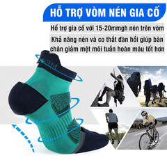 Tất Xỏ Ngón Thể Thao PÊ ĐAN - Vớ Chạy Bộ Thoáng Mát, Chất Liệu Cotton, Đệm êm, Dùng Cho Nam Nữ, Đạp Xe, Cắm Trại