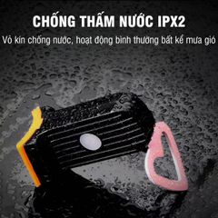 Đèn Hậu Xe Đạp PÊ ĐAN Sạc USB Chống Nước IPX4 4 Chế Độ Sáng LED COB, An Toàn Khi Đạp Xe Ban Đêm
